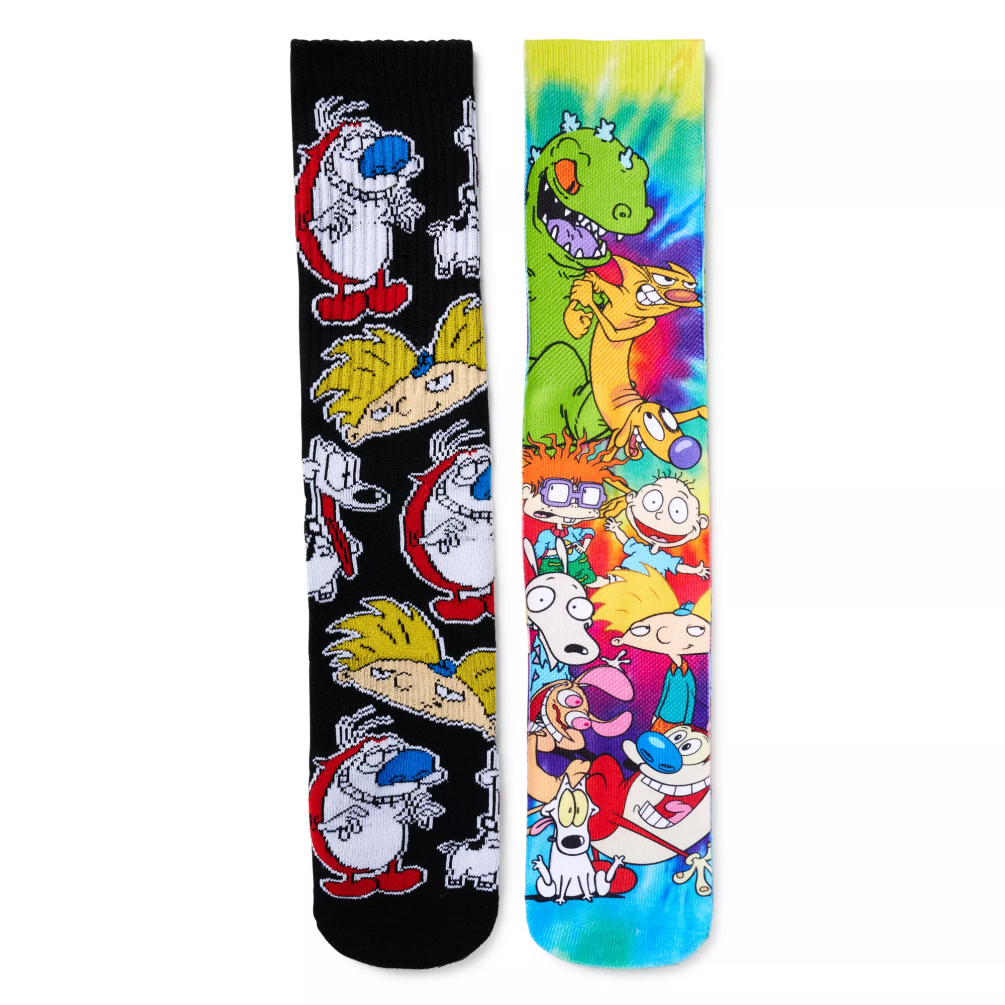 Nick Rewind Crew Socks 2 Pair - Nickelodeon at Spencer's
