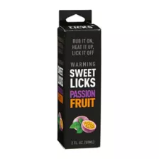 Warming Passion Fruit Flavored Glide 2 oz. - Sweet Licks at Spencer's