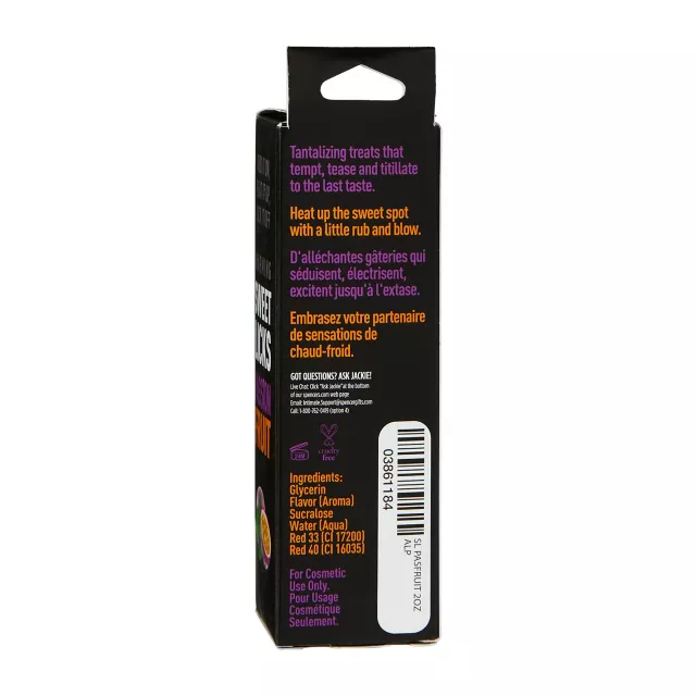 Warming Passion Fruit Flavored Glide 2 oz. - Sweet Licks at Spencer's