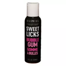 Warming Bubble Gum Flavored Glide 2 oz. - Sweet Licks at Spencer's