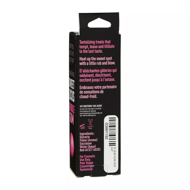 Warming Bubble Gum Flavored Glide 2 oz. - Sweet Licks at Spencer's