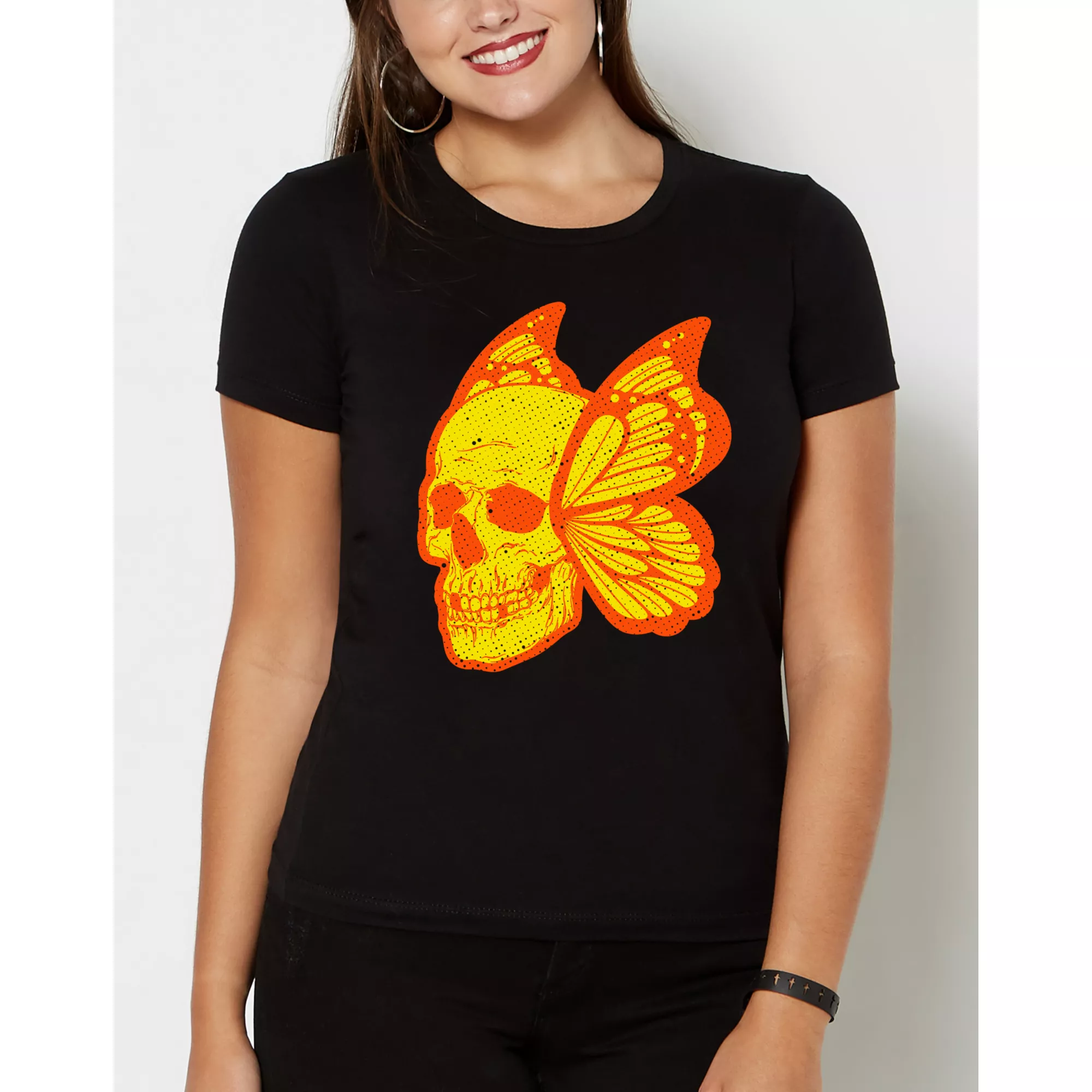 Skullterfly 2 T Shirt at Spencer's