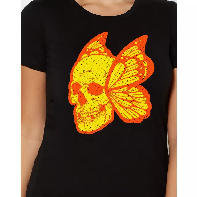 Skullterfly 2 T Shirt at Spencer's