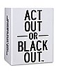 Act Out or Black Out Card Game