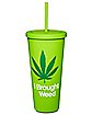 Brought Weed Cup with Straw - 24 oz.