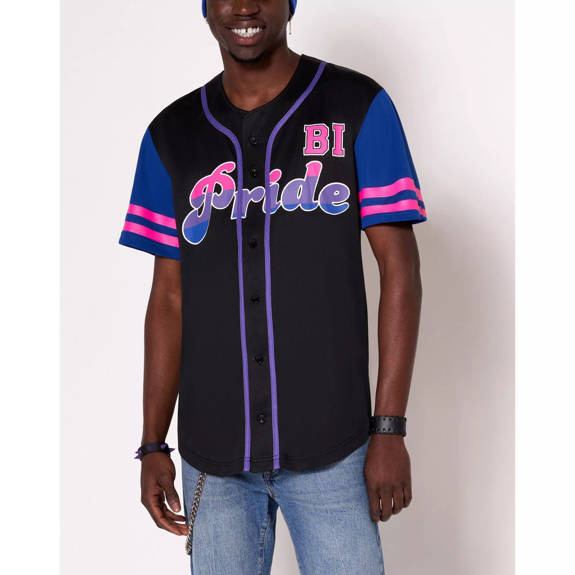 Bi Pride Baseball Jersey at Spencer's