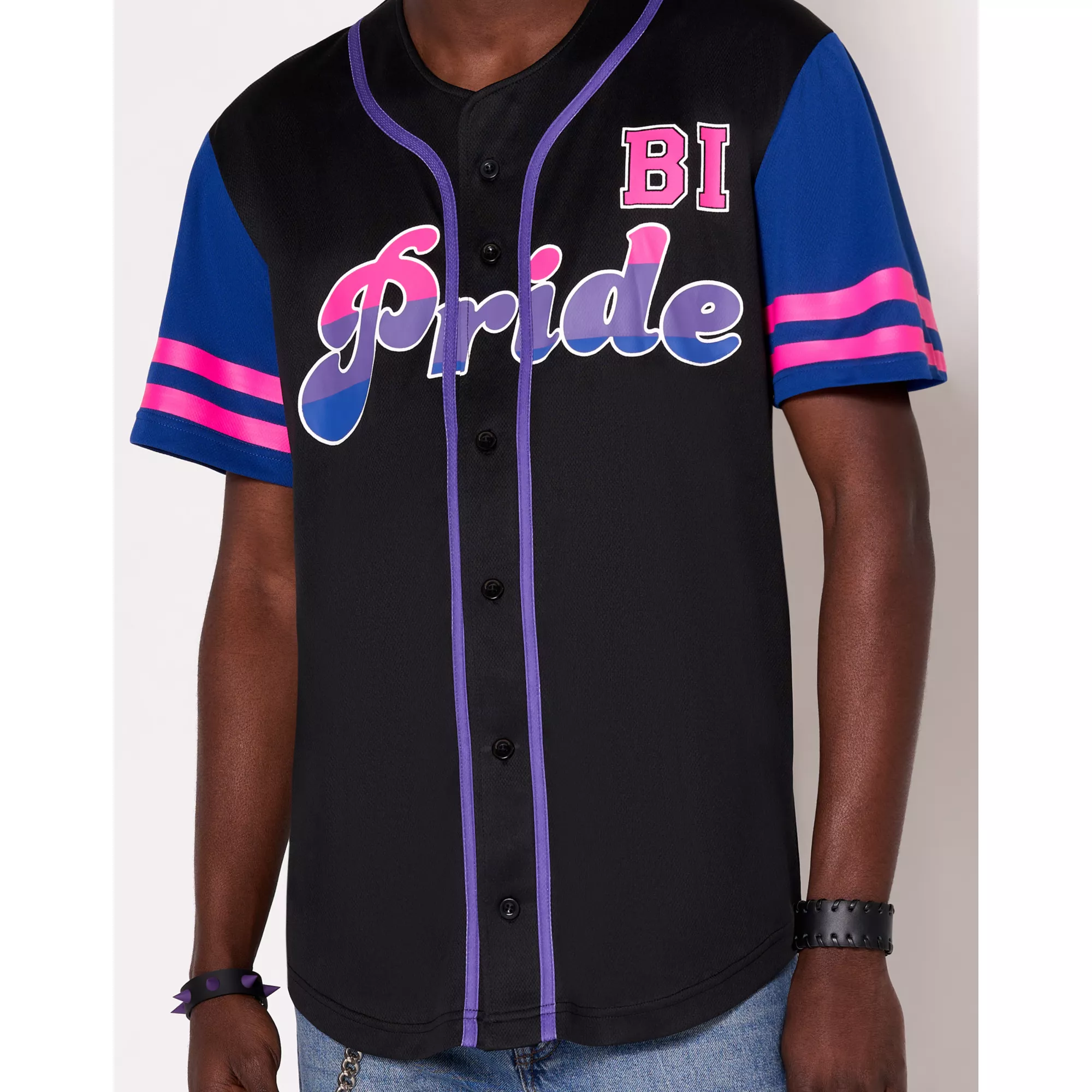 Bi Pride Baseball Jersey at Spencer's