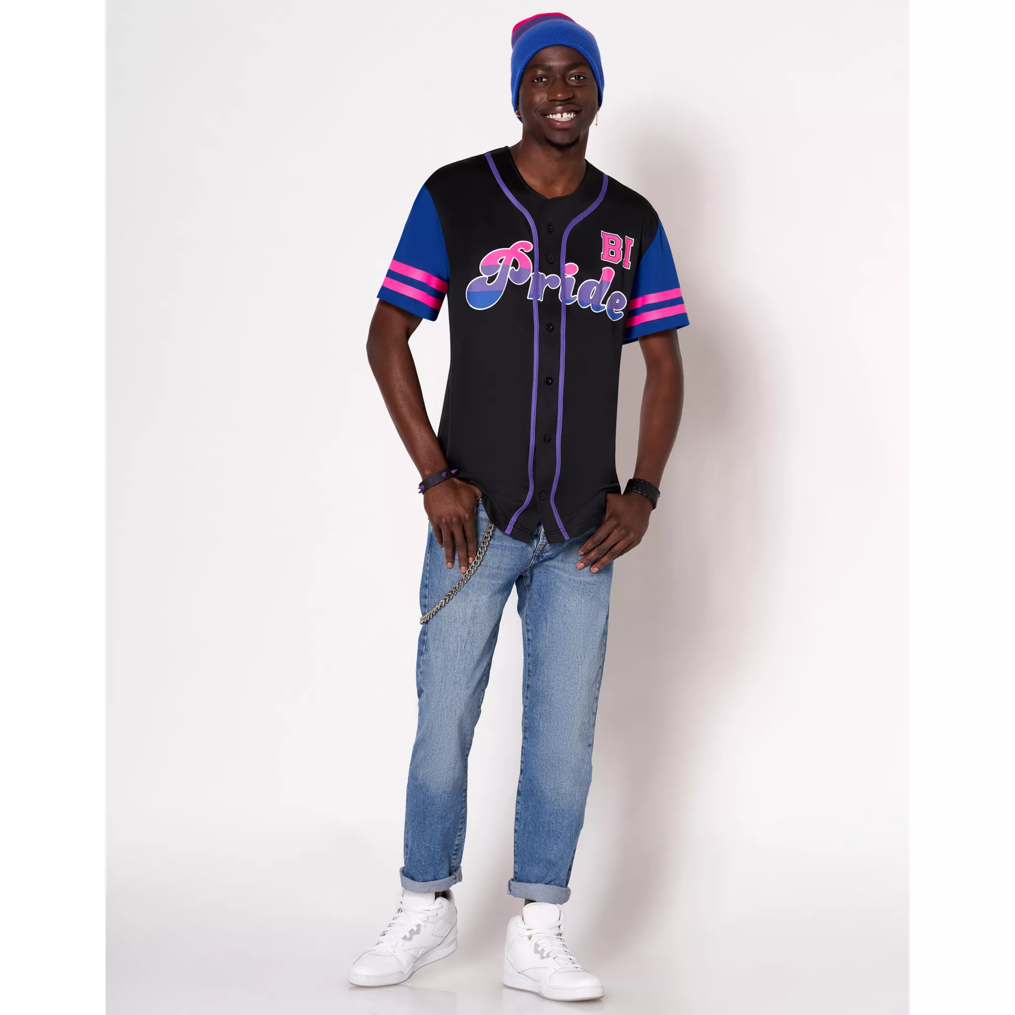 Bi Pride Baseball Jersey at Spencer's