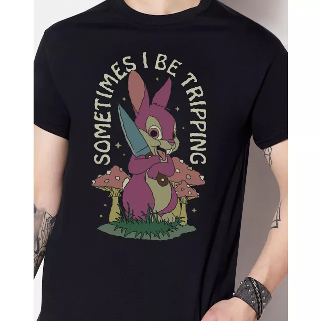 Bunny Be Tripping T Shirt at Spencer's