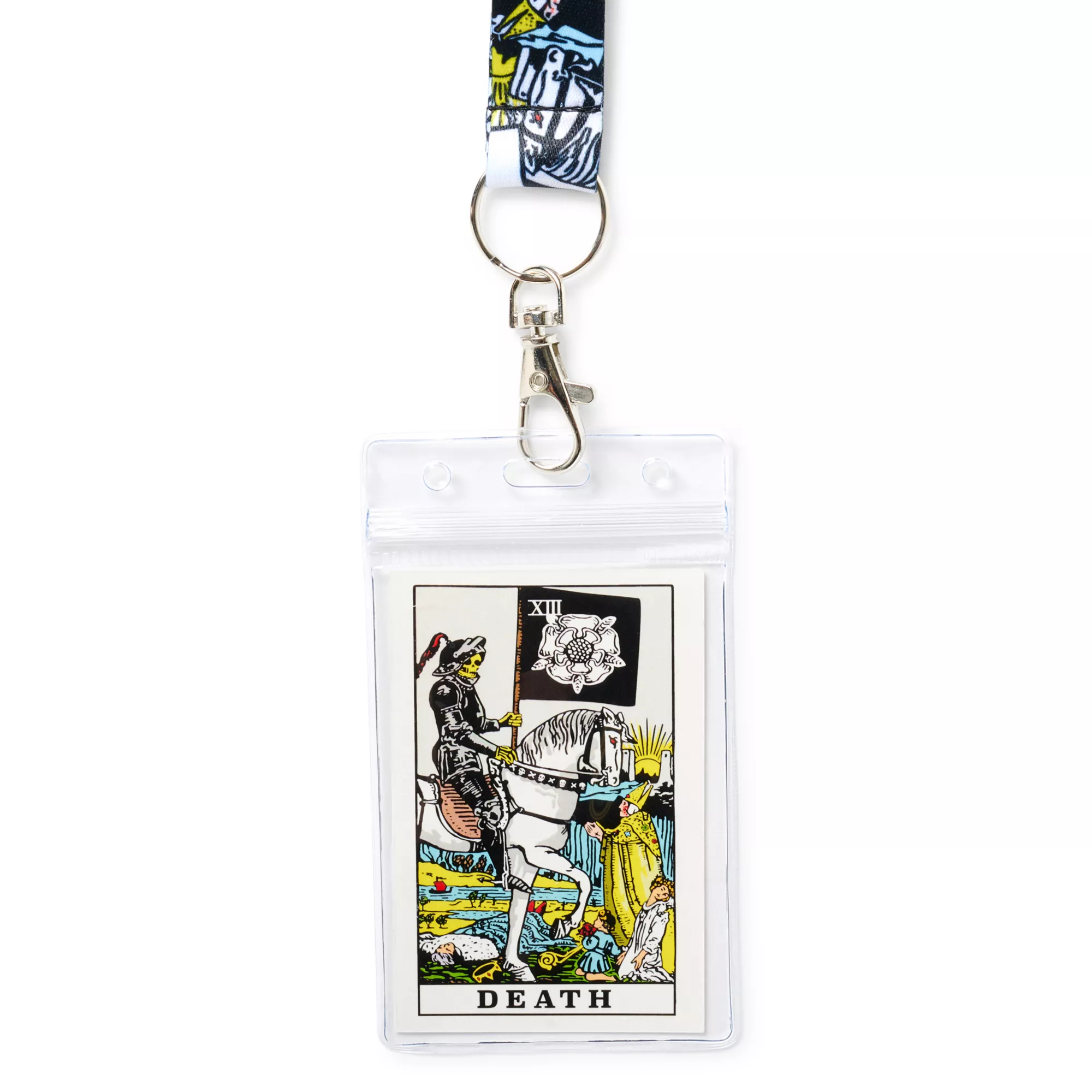 Death Tarot Card Lanyard at Spencer's