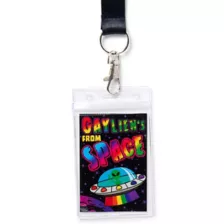 Gayliens from Space Lanyard at Spencer's