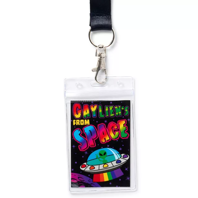 Gayliens from Space Lanyard at Spencer's