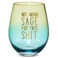 Not Enough Sage Stemless Glass - 20 oz. at Spencer's