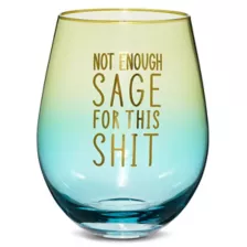 Not Enough Sage Stemless Glass - 20 oz. at Spencer's
