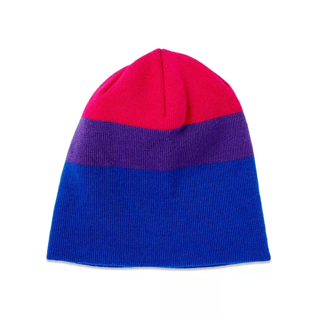 Bisexual Pride Beanie Hat at Spencer's