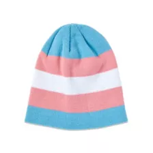 Transgender Pride Beanie Hat at Spencer's