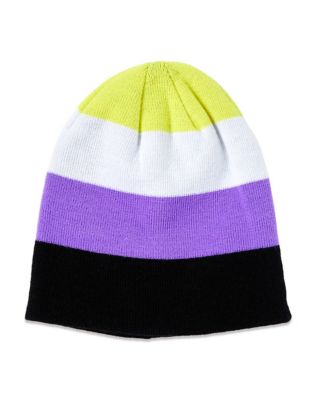 Nonbinary Pride Beanie Hat - Spencer’s