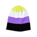Nonbinary Pride Beanie Hat at Spencer's