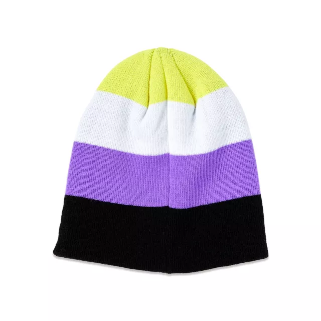 Nonbinary Pride Beanie Hat at Spencer's