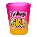 Airbrush Birthday Girl Shot Glass - 2 oz. at Spencer's