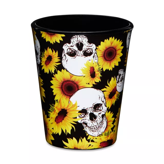 Sunflower Skull Shot Glass - 2 oz. at Spencer's