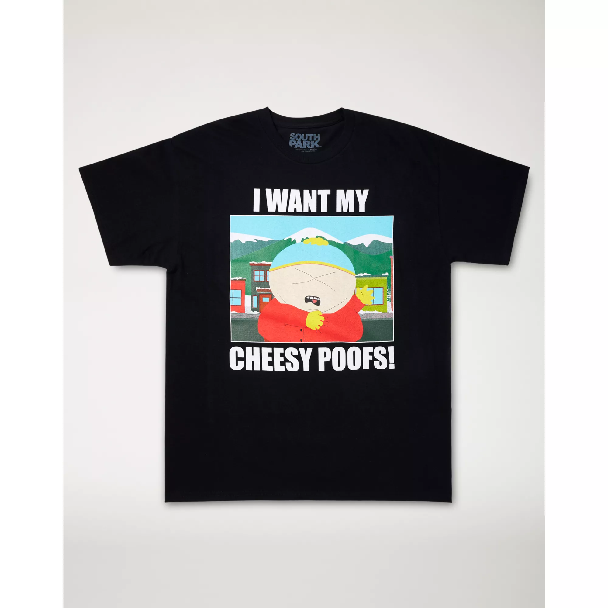 Cartman Cheesy Poofs T Shirt - South Park at Spencer's