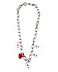 Playing Card Heart Charm Necklace