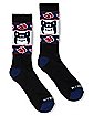 Itachi Cat Athletic Crew Socks - Naruto
