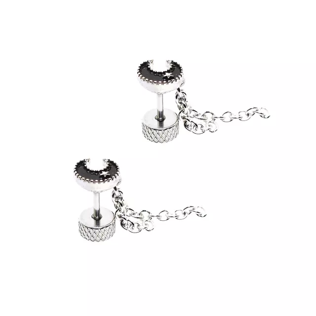 Crescent Moon Dangle Fake Plugs - 18 Gauge at Spencer's