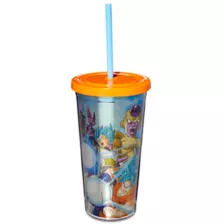 Dragon Ball Super Characters Cup with Straw - 20 oz. at Spencer's