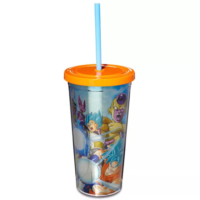 Dragon Ball Super Characters Cup with Straw - 20 oz. at Spencer's