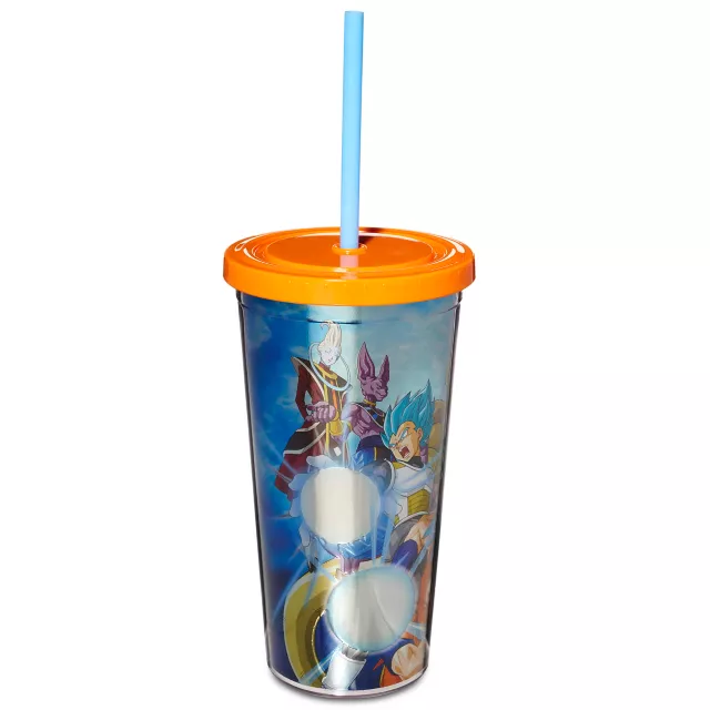 Dragon Ball Super Characters Cup with Straw - 20 oz. at Spencer's