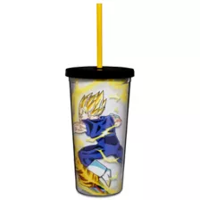 Super Saiyan Fight Cup with Straw 20 oz. - Dragon Ball Z at Spencer's