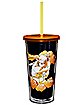 Akatsuki Naruto Shippuden Cup with Straw - 20 oz.