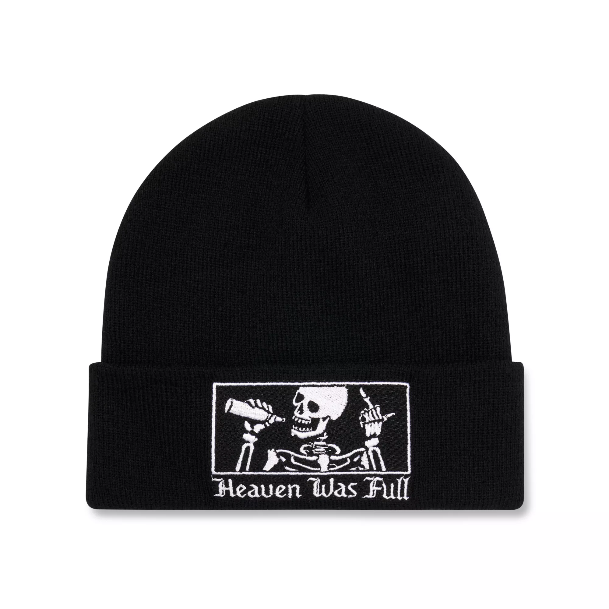 Heaven Was Full Cuff Beanie Hat at Spencer's