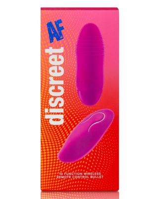 Discreet AF Wireless Remote Control Bullet Vibrator - 3.3 Inch