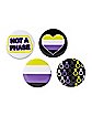 Nonbinary Pride Buttons - 4 Pack