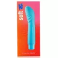 Soft AF Blue 10-Function Waterproof G-Spot Vibrator - 7.7 Inch at Spencer's