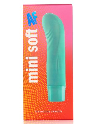 Mini Soft AF Teal 10-Function G-Spot Vibrator - 5.5 Inch