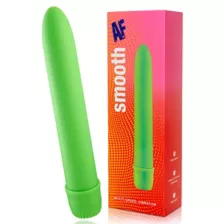 Smooth AF Green Multi-Speed Waterproof Vibrator - 7 Inch at Spencer's