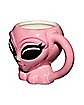 Pink Female Alien Molded Coffee Mug - 16 oz.