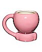 Pink Female Alien Molded Coffee Mug - 16 oz.