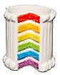 Molded Rainbow Birthday Cake Shot Glass - 2 oz.