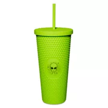 Green Alien Textured Cup with Straw - 24 oz. at Spencer's