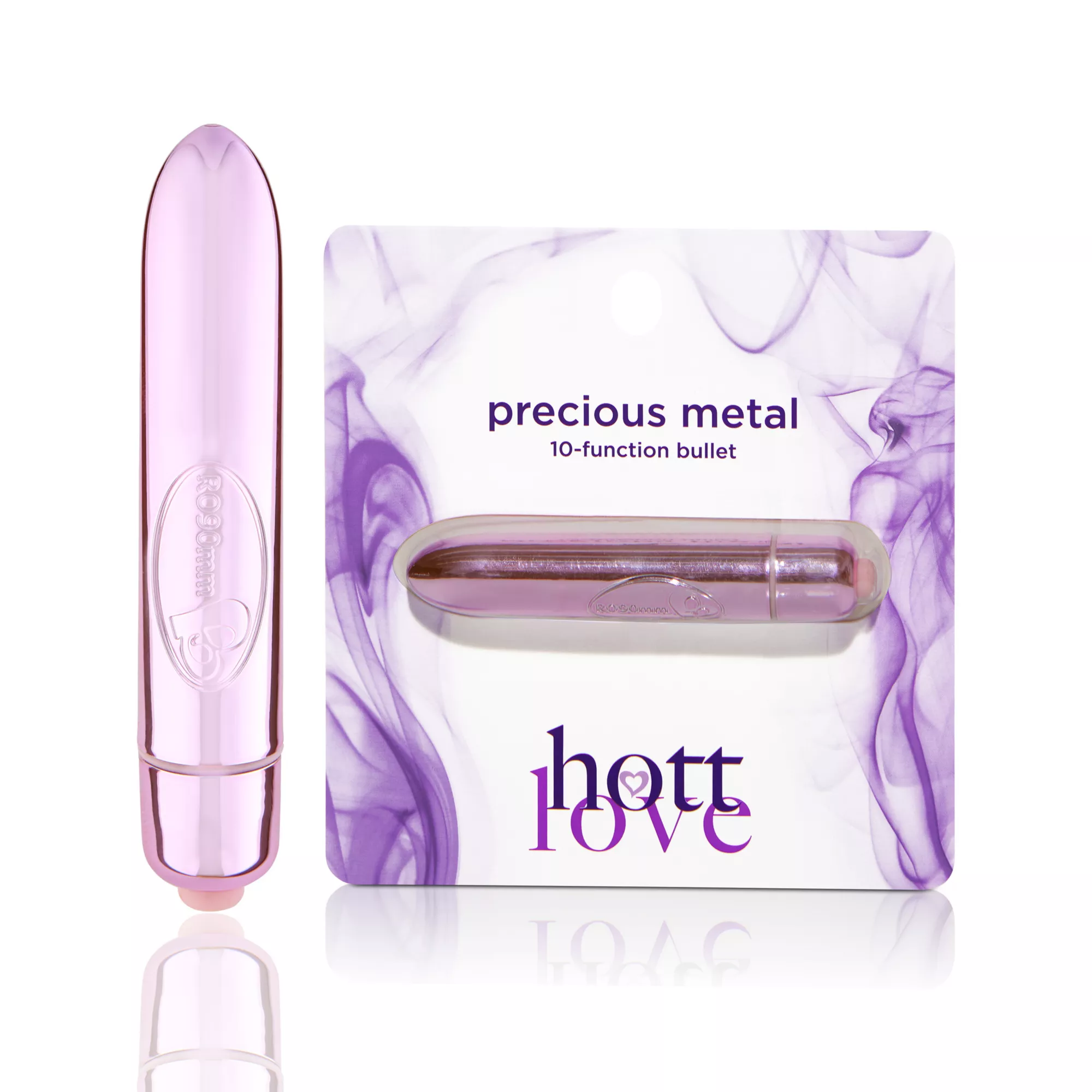 Precious Metal 10-Function Waterproof Bullet Vibrator 3.5 Inch - Hott Love at Spencer's