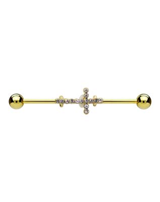 Safety Pin Industrial Barbell - 14 Gauge - Spencer's