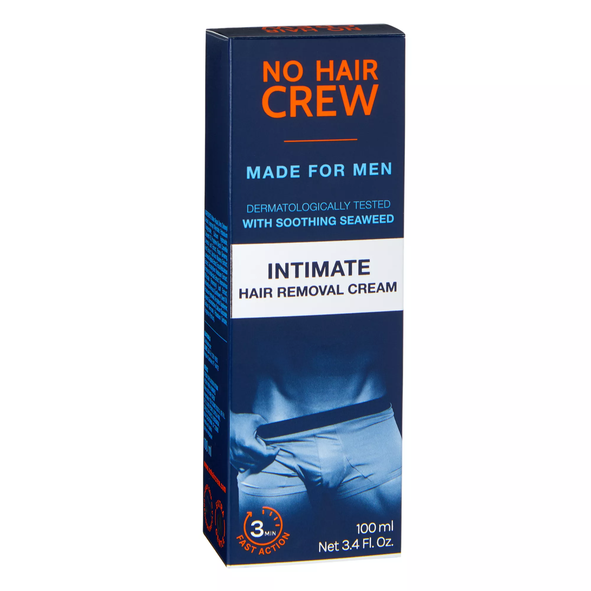 No Hair Crew Intimate Hair Removal Cream - 3.4 oz.
