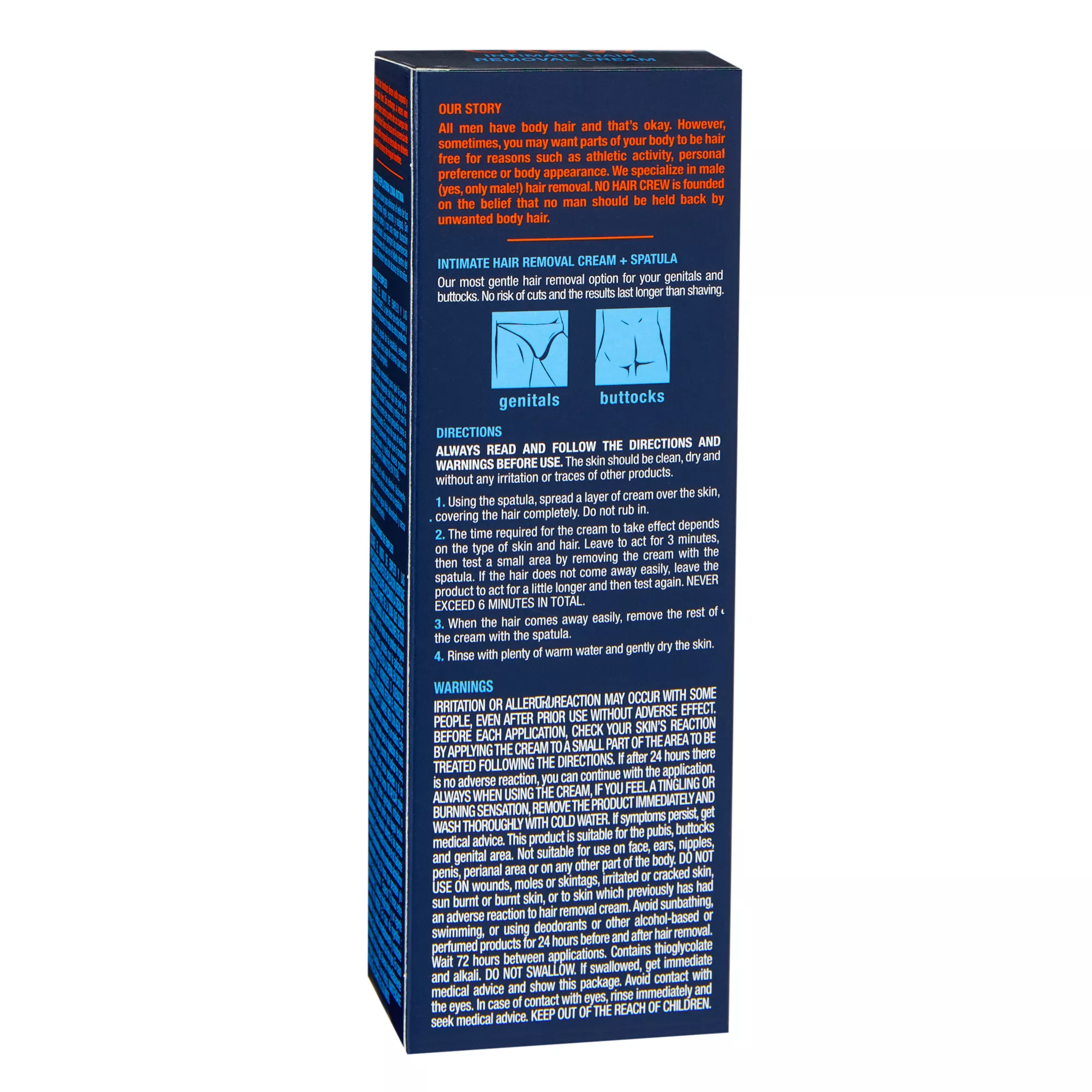 No Hair Crew Intimate Hair Removal Cream - 3.4 oz. at Spencer's