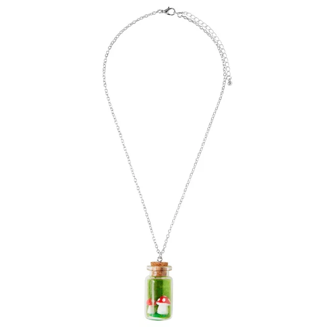 Mushroom Jar Necklace at Spencer's