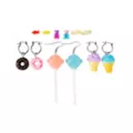 Multi-Pack Sweet Treat Dangle and Stud Earrings - 6 Pair at Spencer's